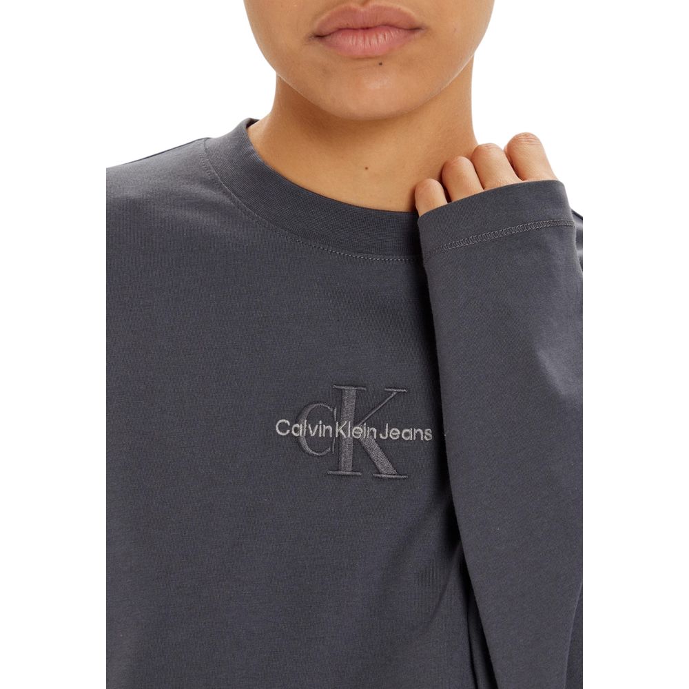 Gray Cotton Long Sleeve