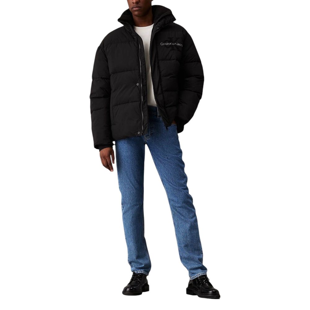 Black Recycled Polyamide Jacket