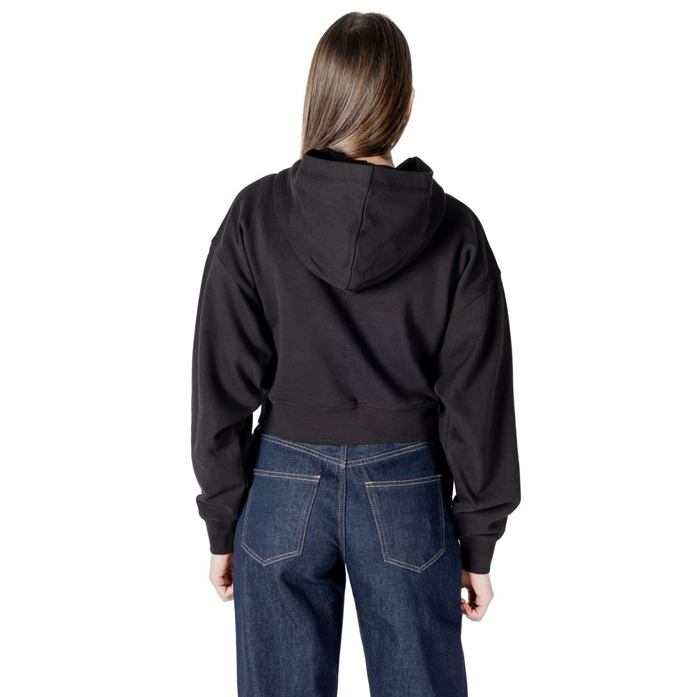 Black Cotton Hoody