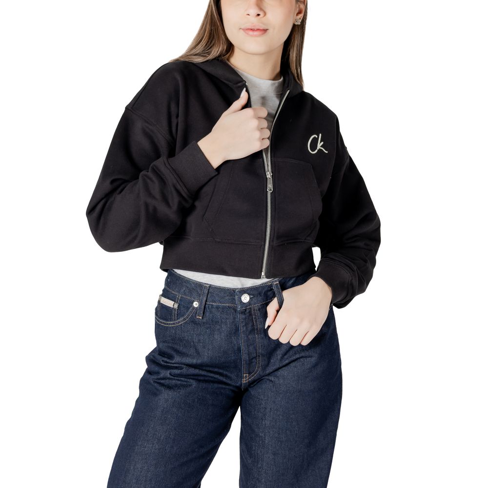 Black Cotton Hoody