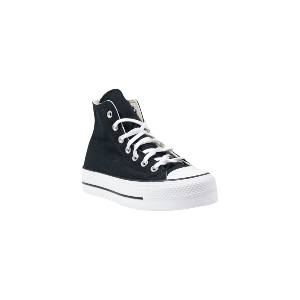 Zapatilla de poliéster negra