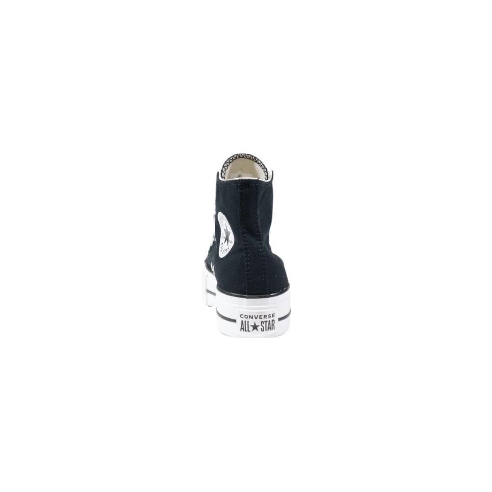 Zapatilla de poliéster negra