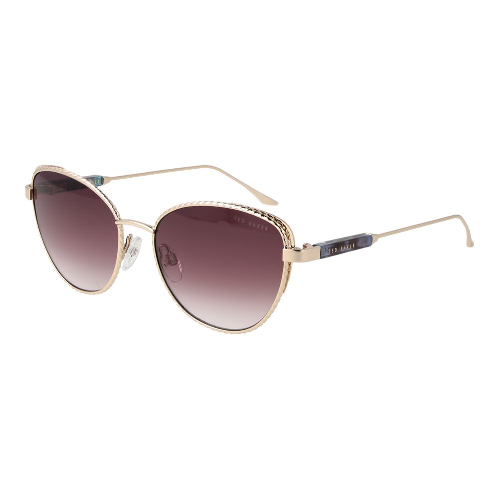 Gafas de sol doradas para mujer