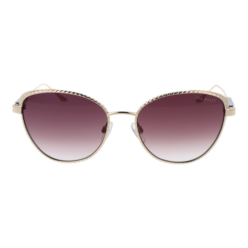 Gafas de sol doradas para mujer