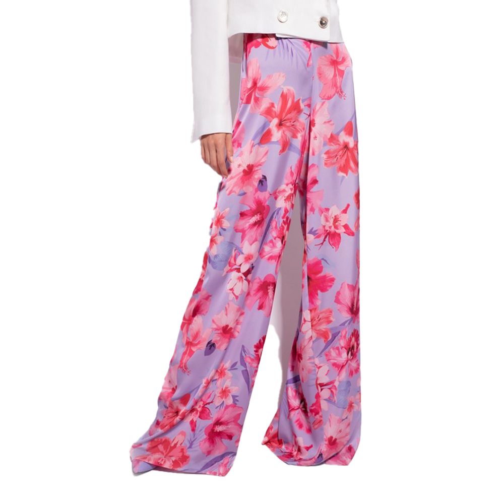 Pantalones y vaqueros de poliéster morados