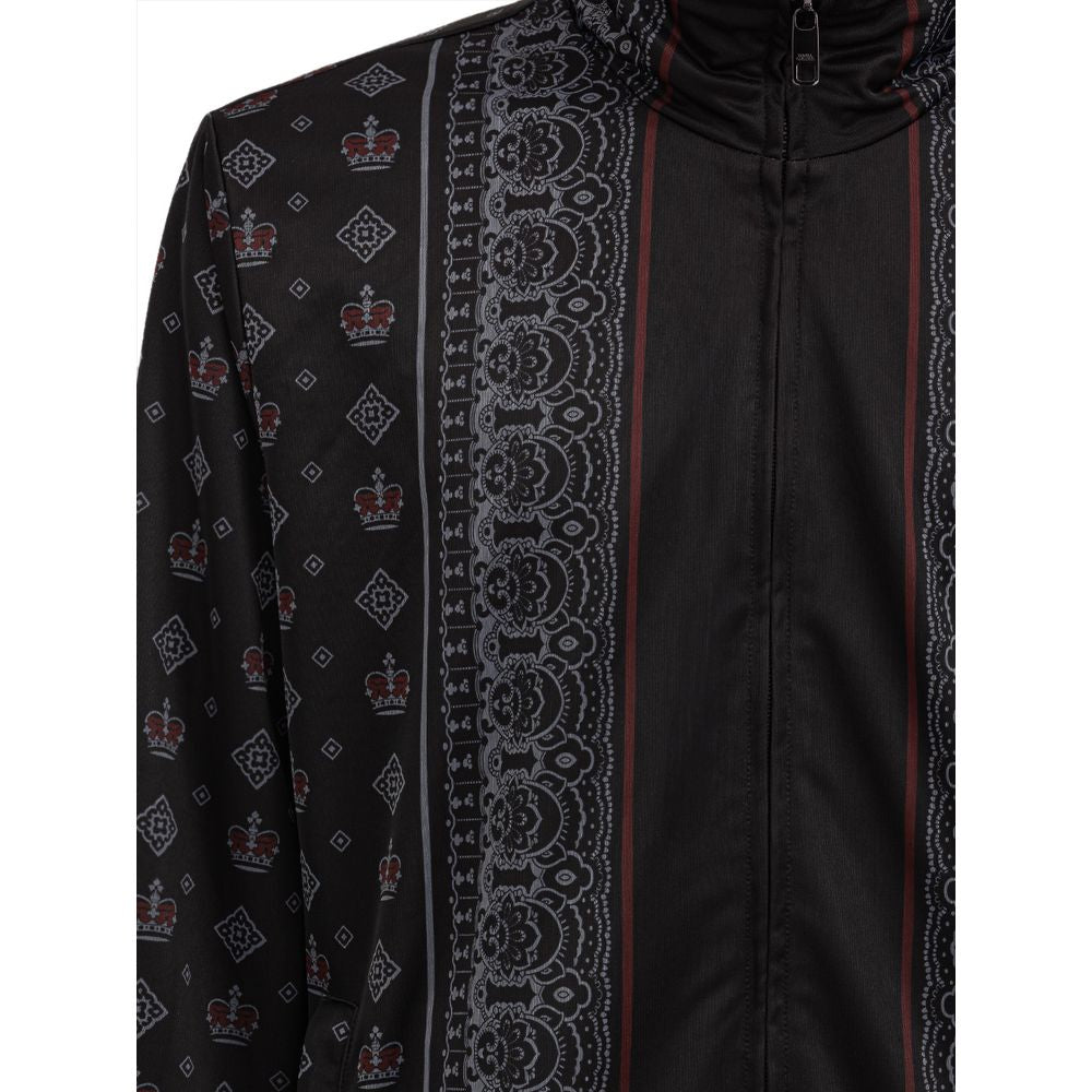 Jersey negro de poliéster