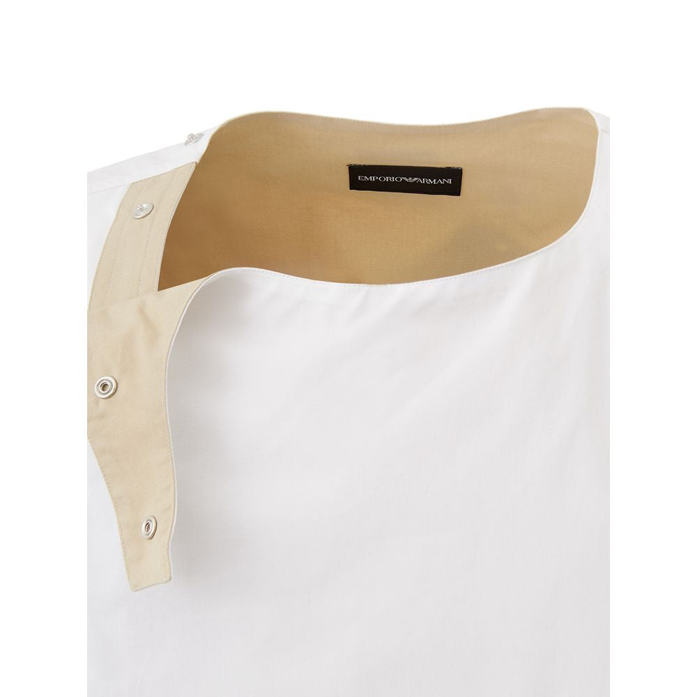 Jersey blanco de algodón