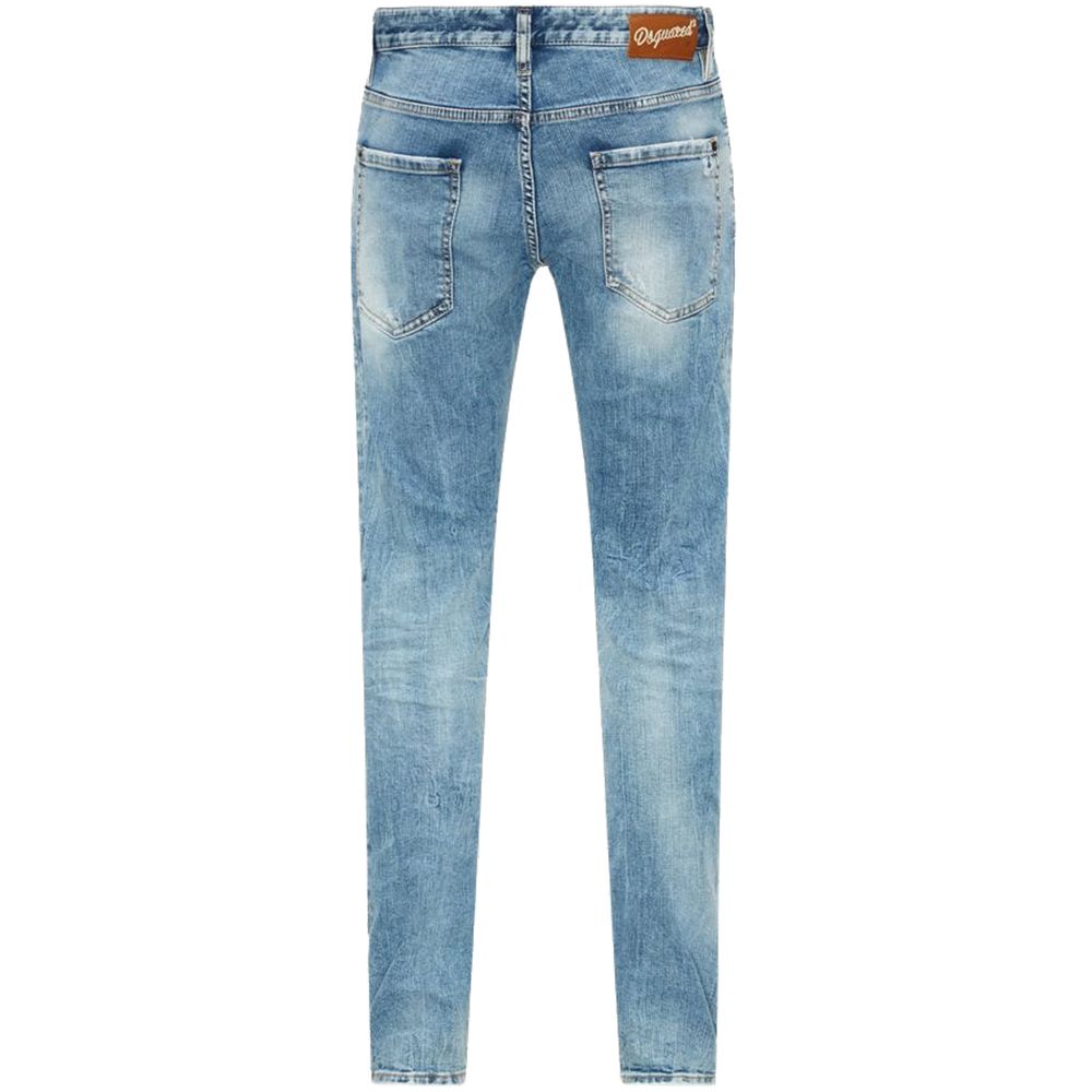 Pantalones y vaqueros de algodón azules