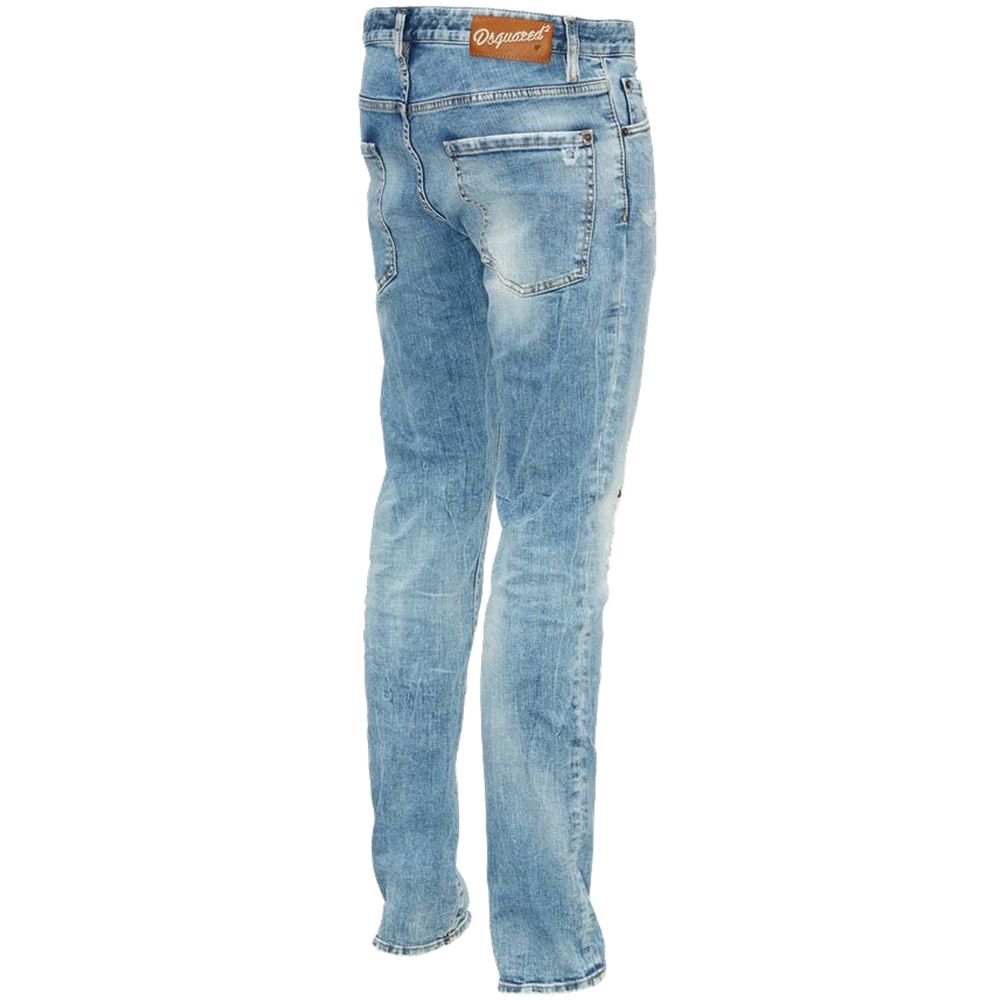 Pantalones y vaqueros de algodón azules