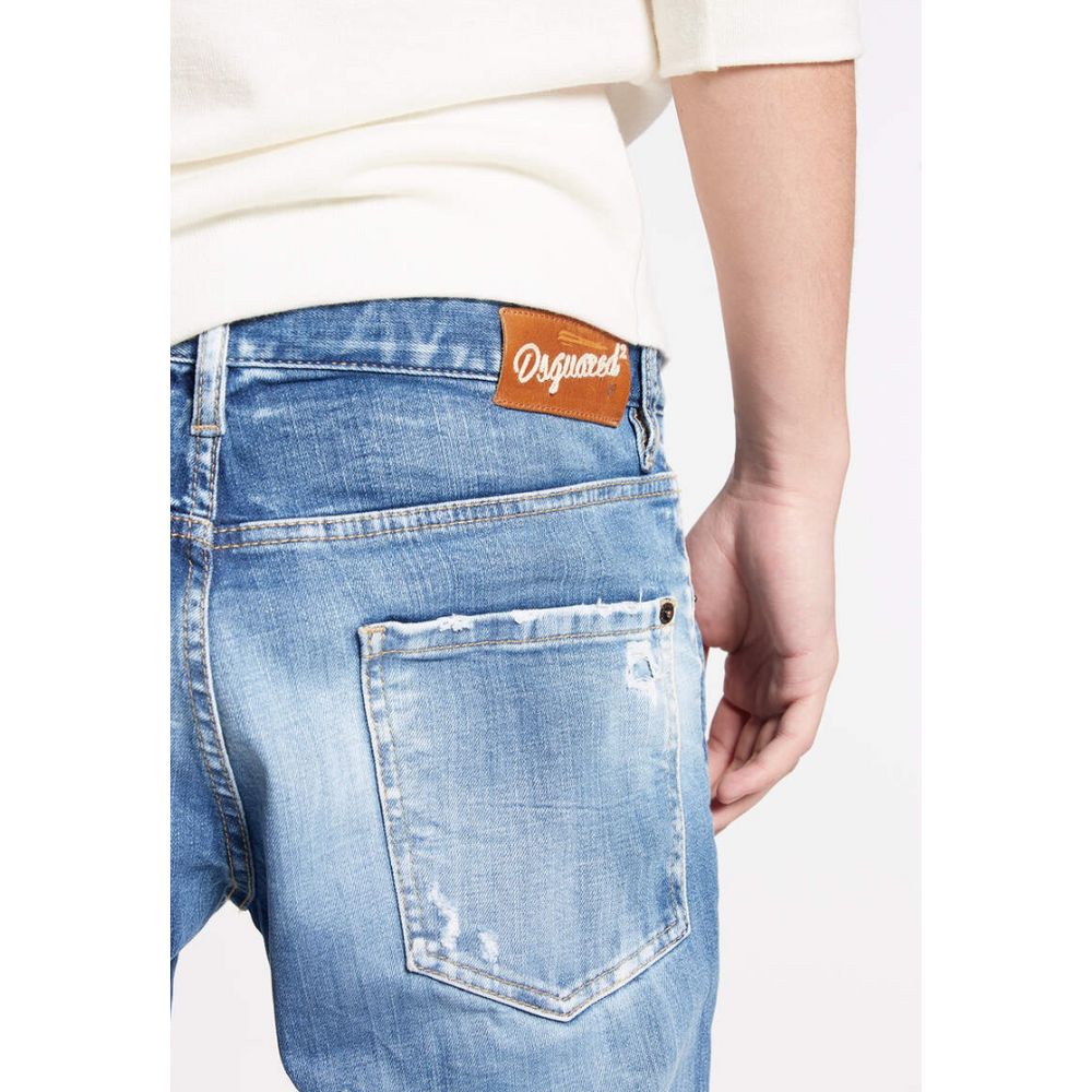 Pantalones y vaqueros de algodón azules