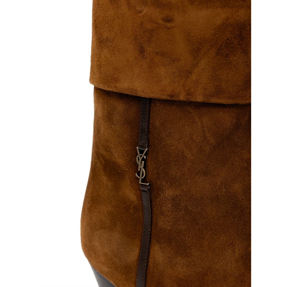 Brown Suede Leather Boot