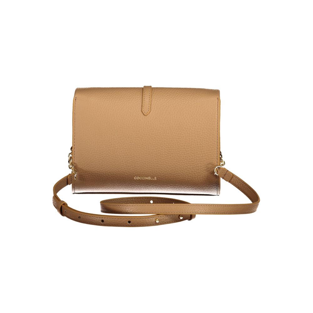 Bolso de piel marrón