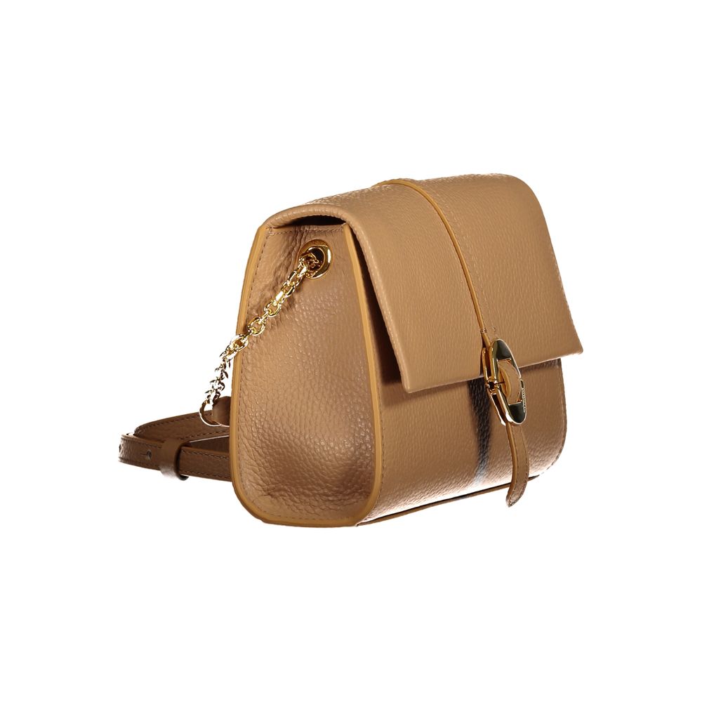 Bolso de piel marrón