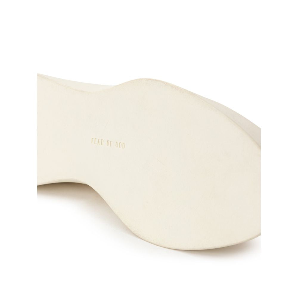Mocasín de piel beige