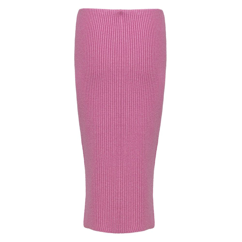 Pink Wool Midi