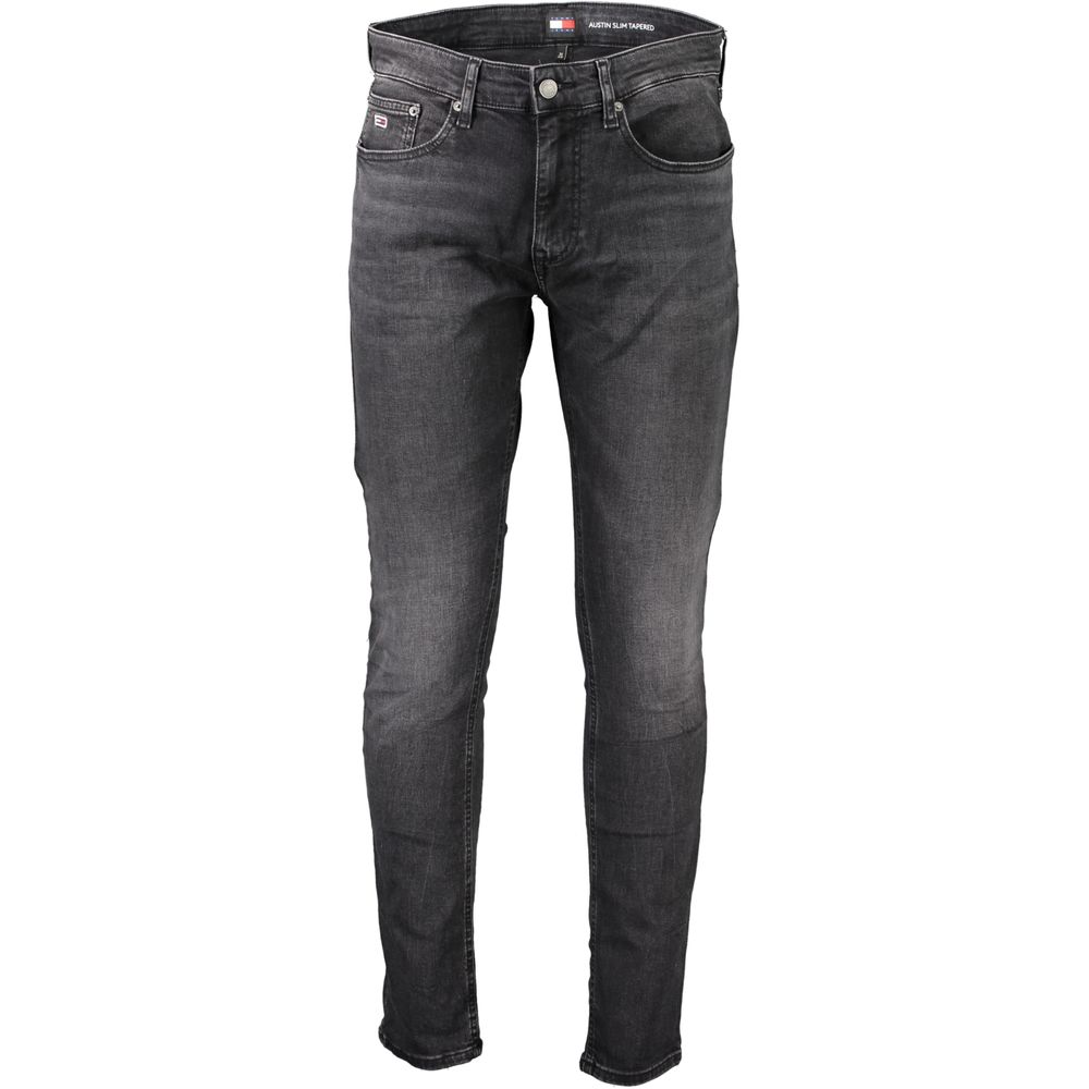 Vaqueros y pantalones negros de algodón