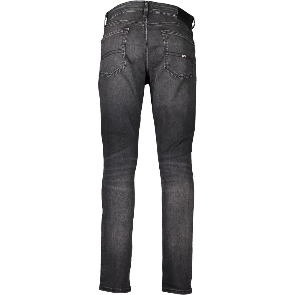 Vaqueros y pantalones negros de algodón