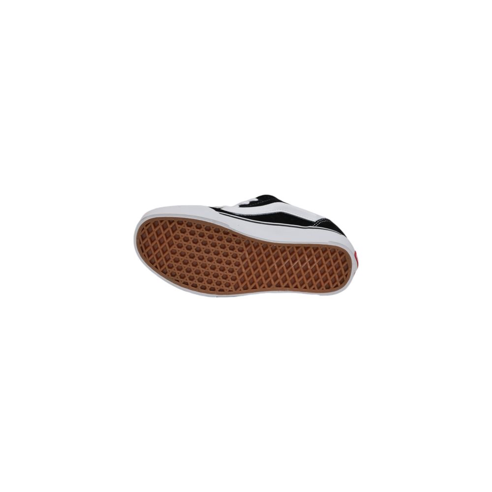 Sneaker de piel en blanco y negro