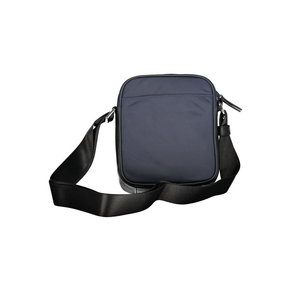 Bolso bandolera de poliéster azul