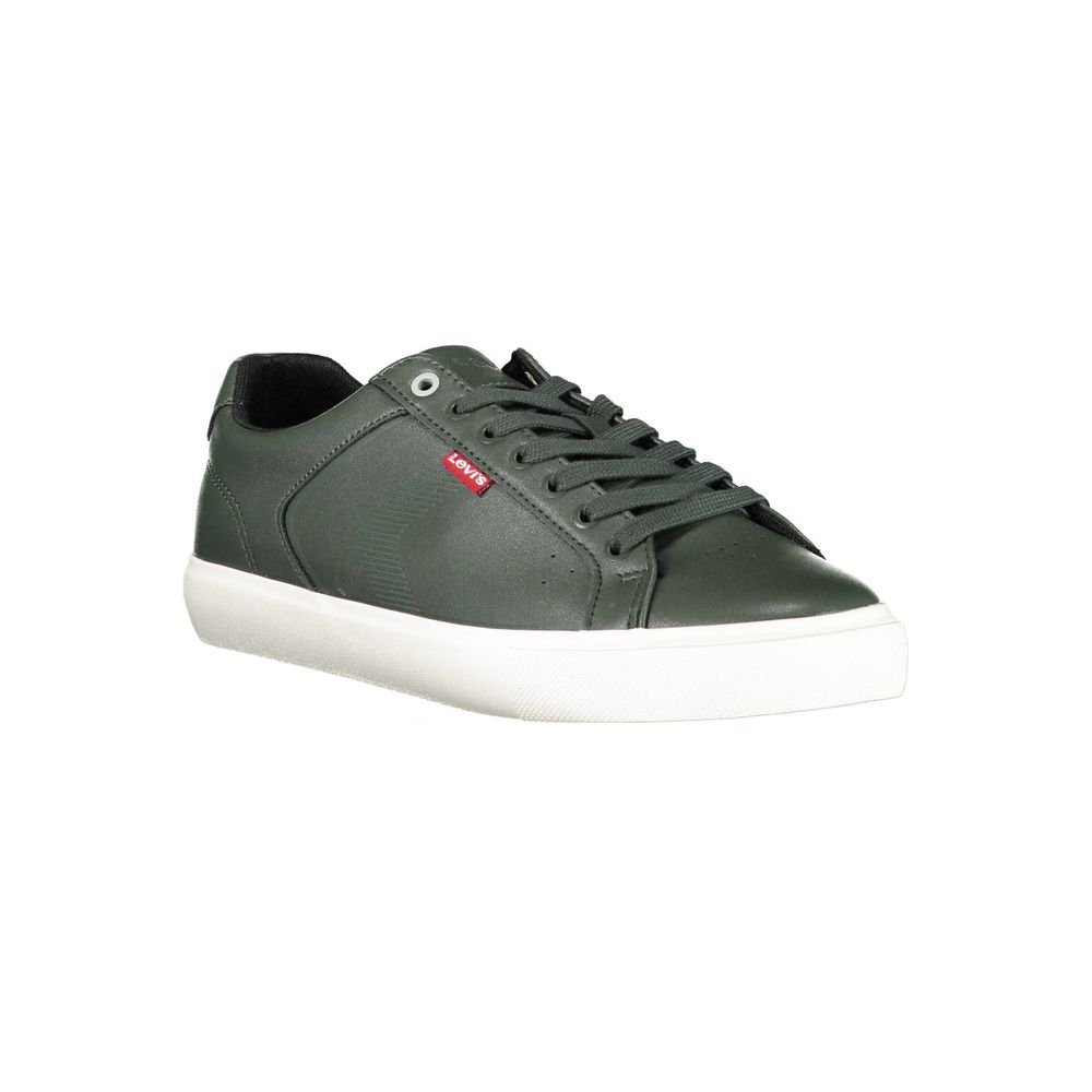 Green Polyester Sneaker