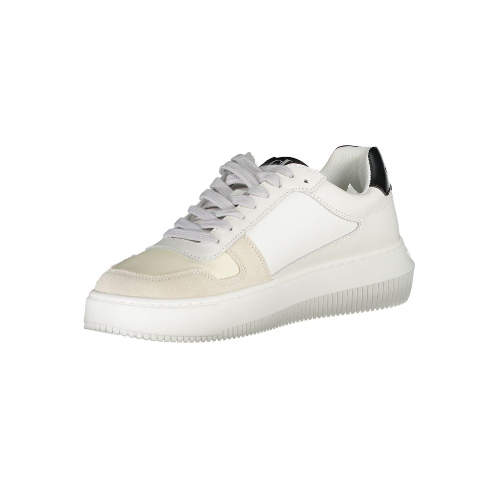 Zapatilla blanca de poliéster