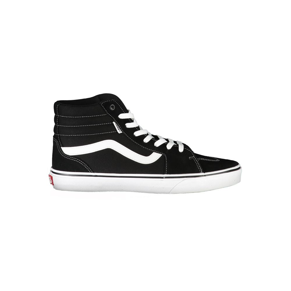 Black Polyester Sneaker