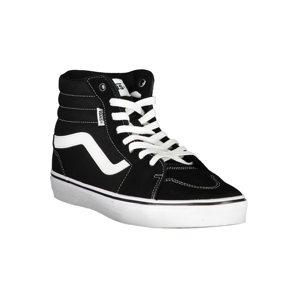 Black Polyester Sneaker