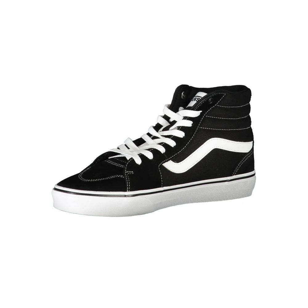 Black Polyester Sneaker
