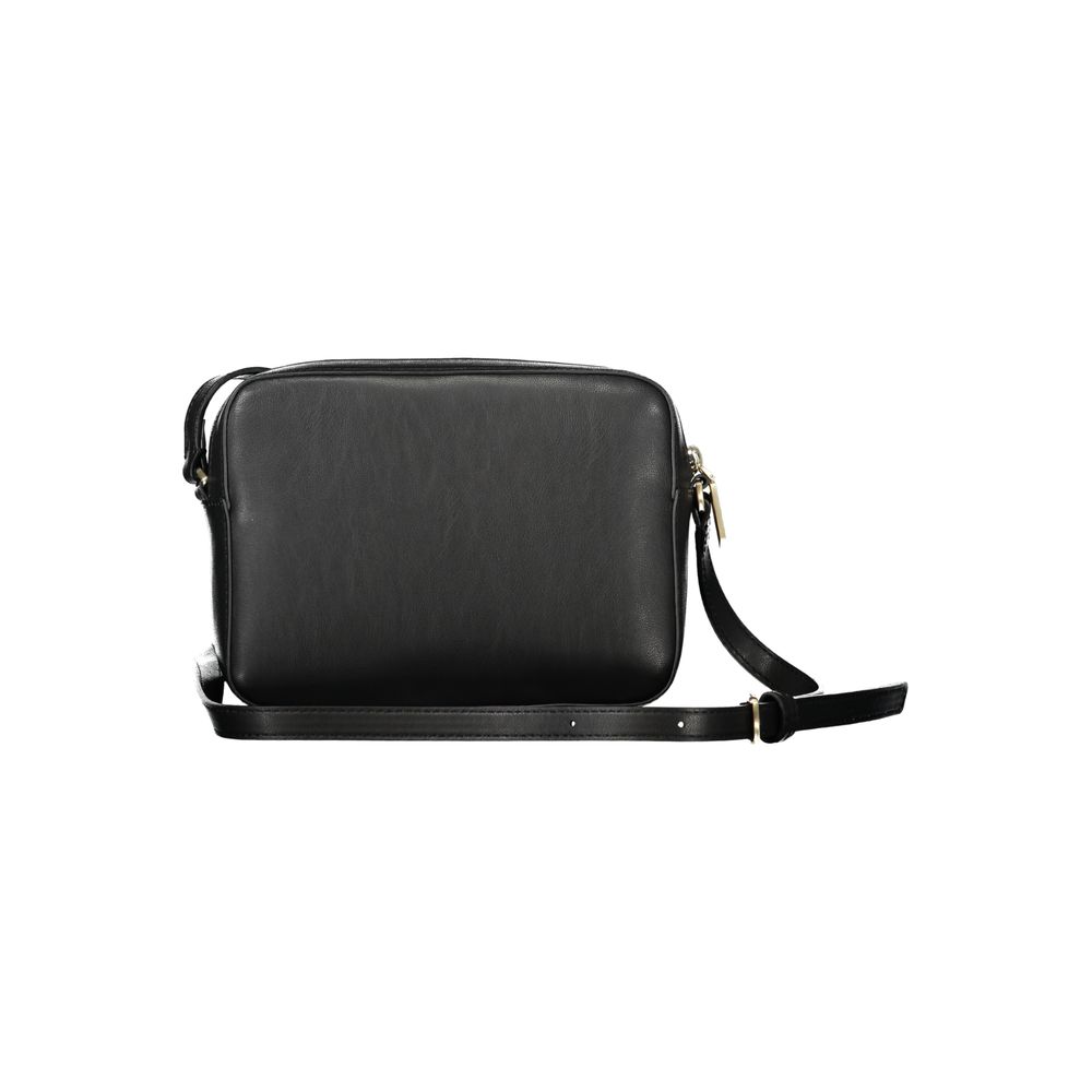 Black Polyester Handbag