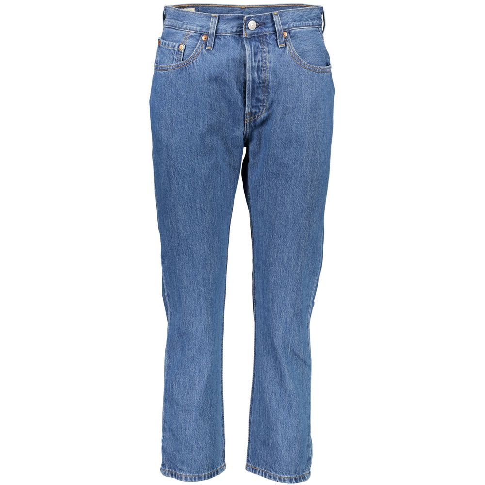 Pantalones y vaqueros de algodón azules