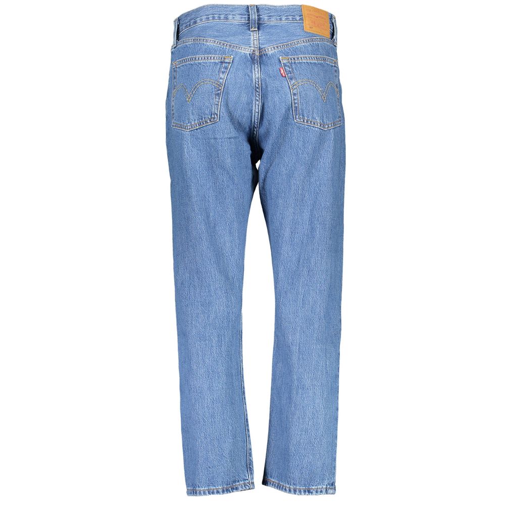 Pantalones y vaqueros de algodón azules