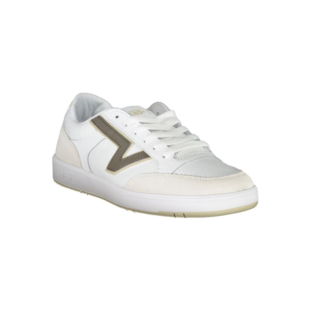 White Polyester Sneaker