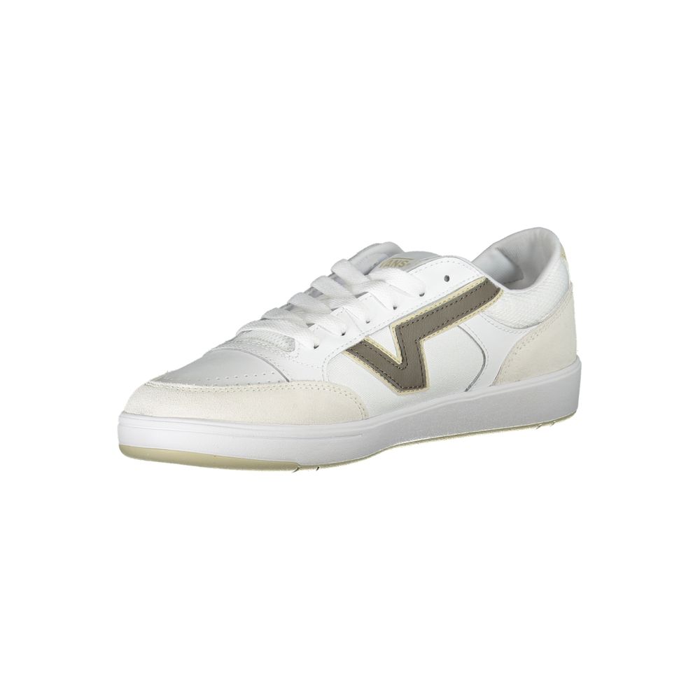 White Polyester Sneaker