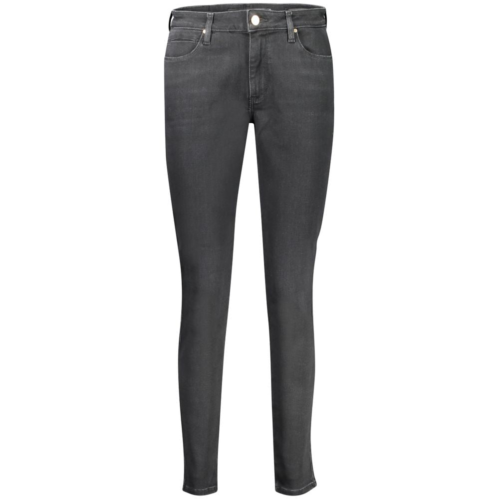 Vaqueros y pantalones negros de algodón