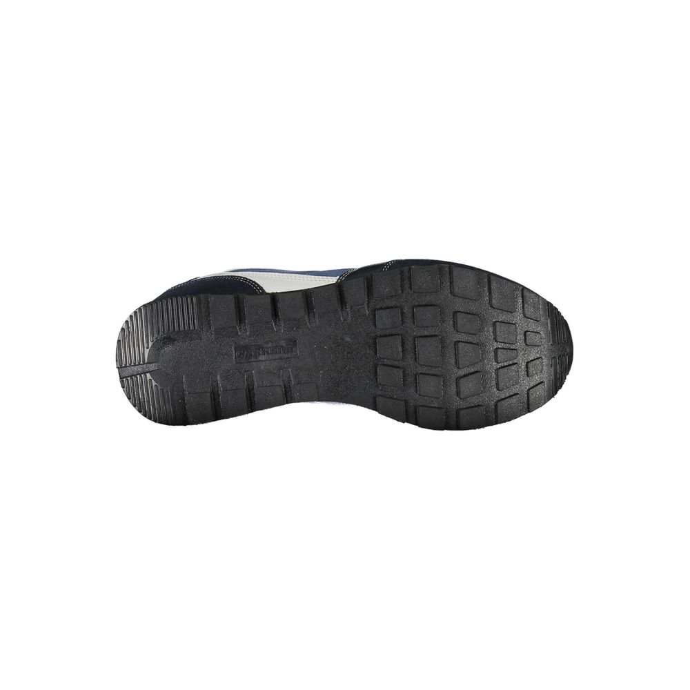 Blue Polyester Sneaker