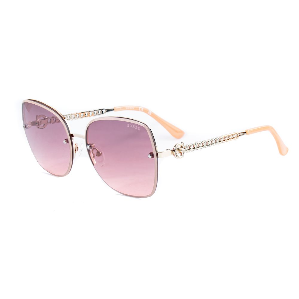 Gafas de sol de metal dorado