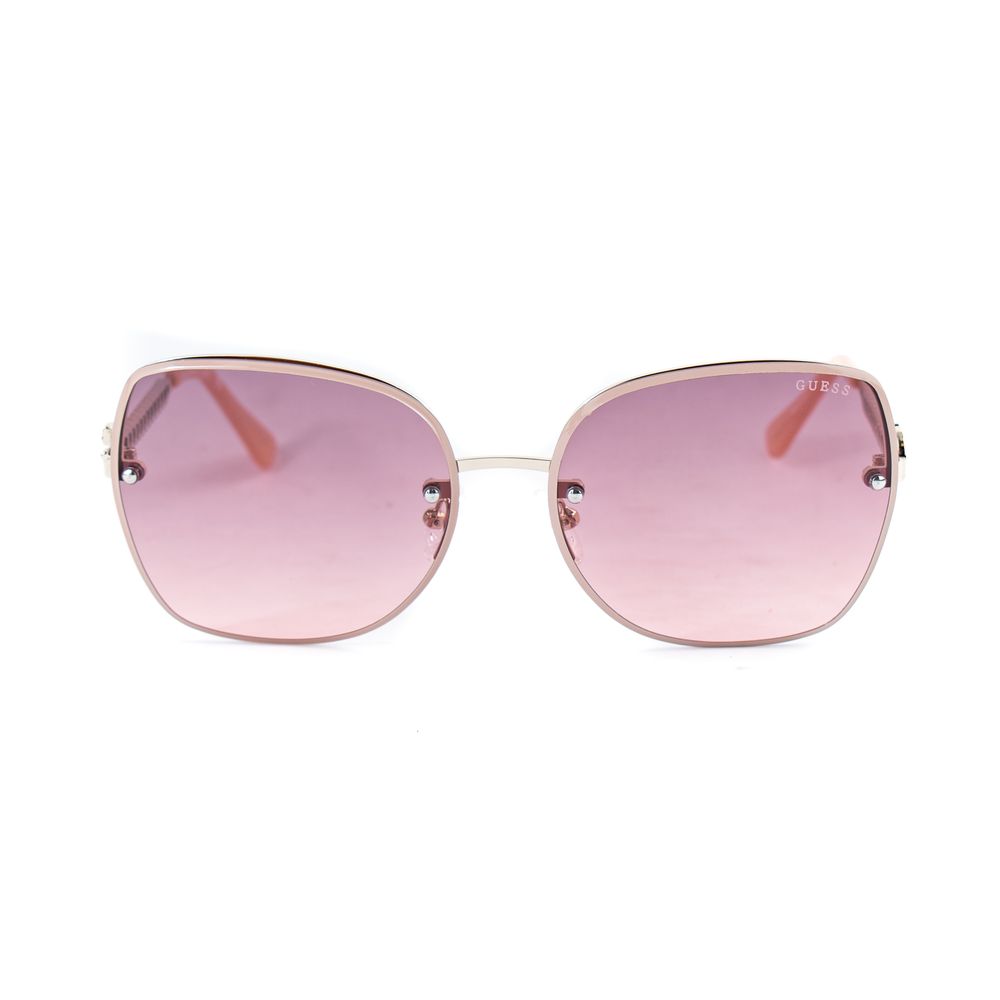Gafas de sol de metal dorado