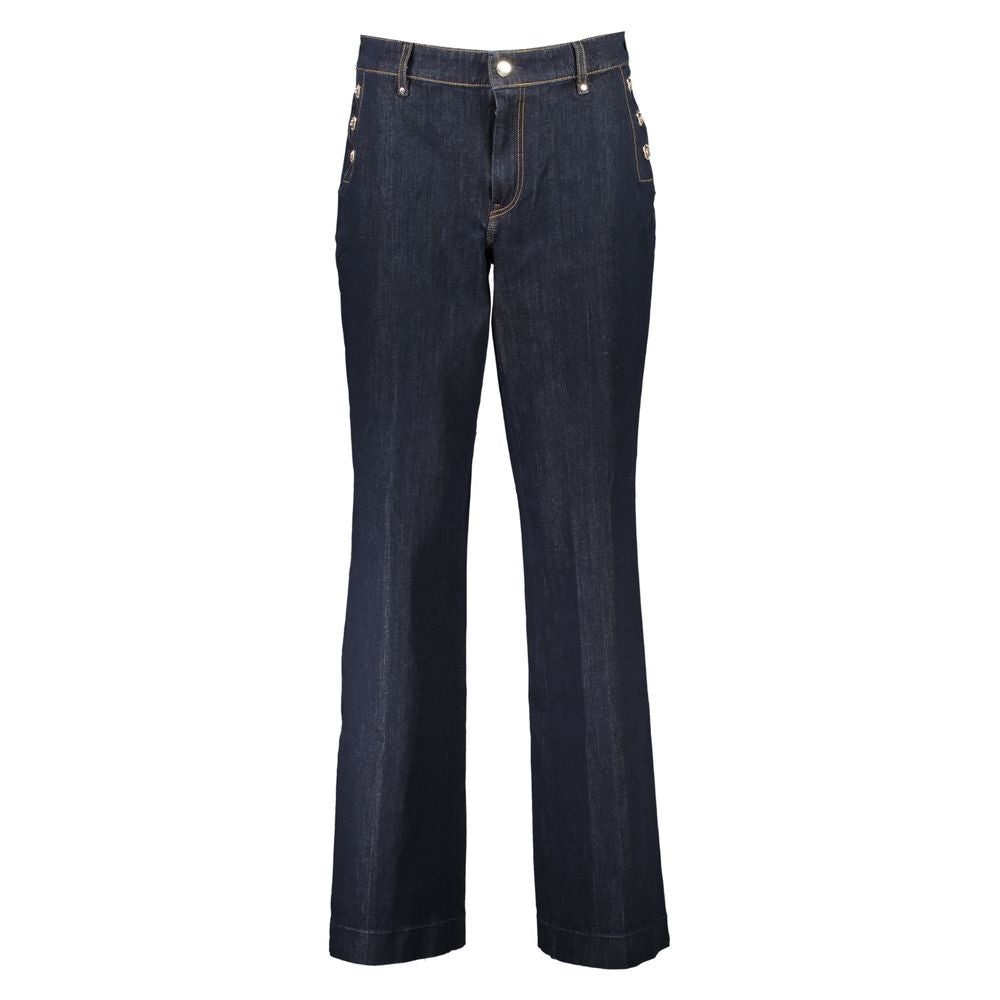 Pantalones y vaqueros de algodón azules