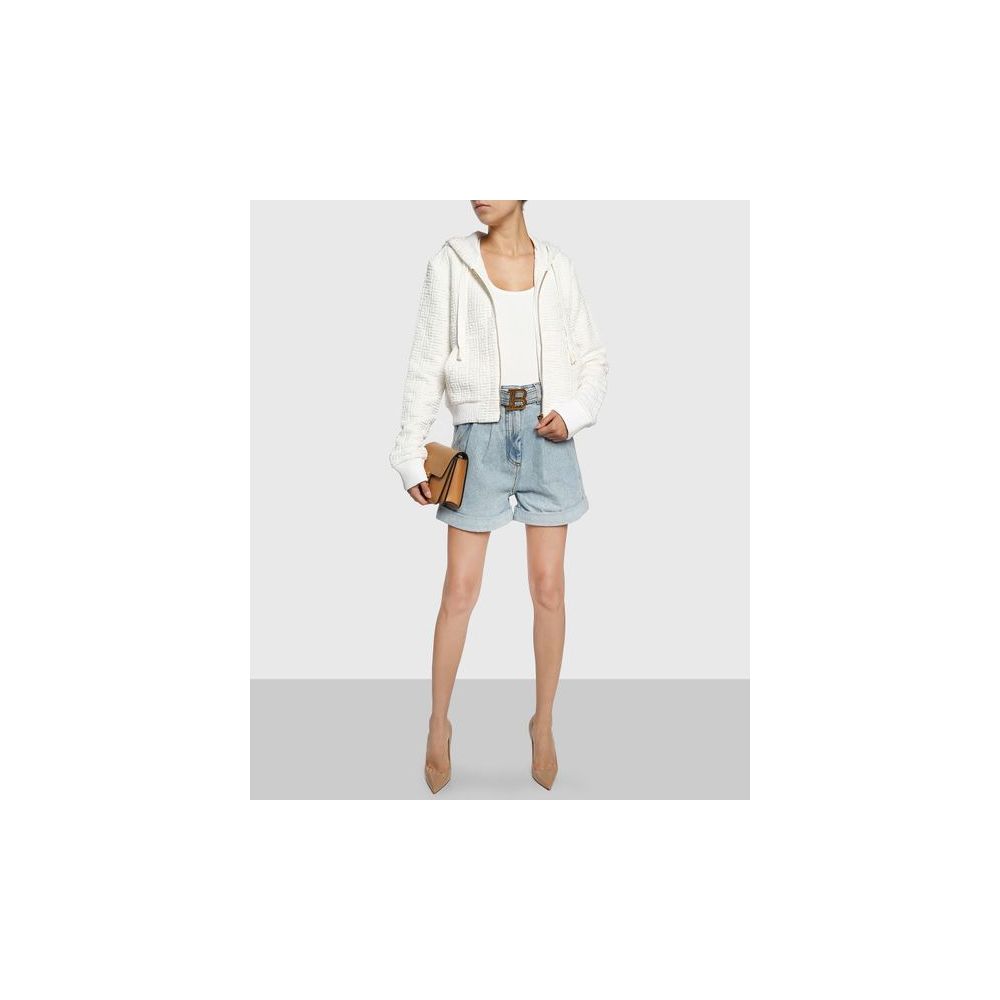 Blue Cotton Short