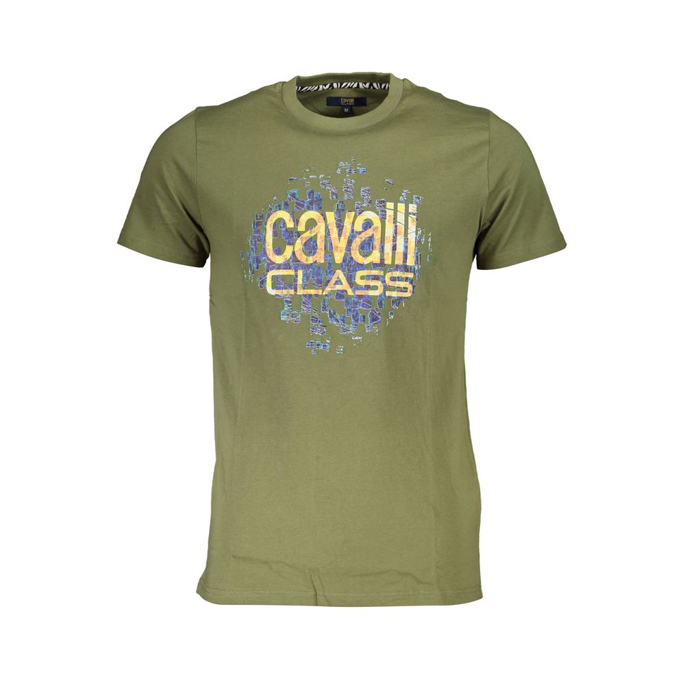 Camiseta verde de algodón