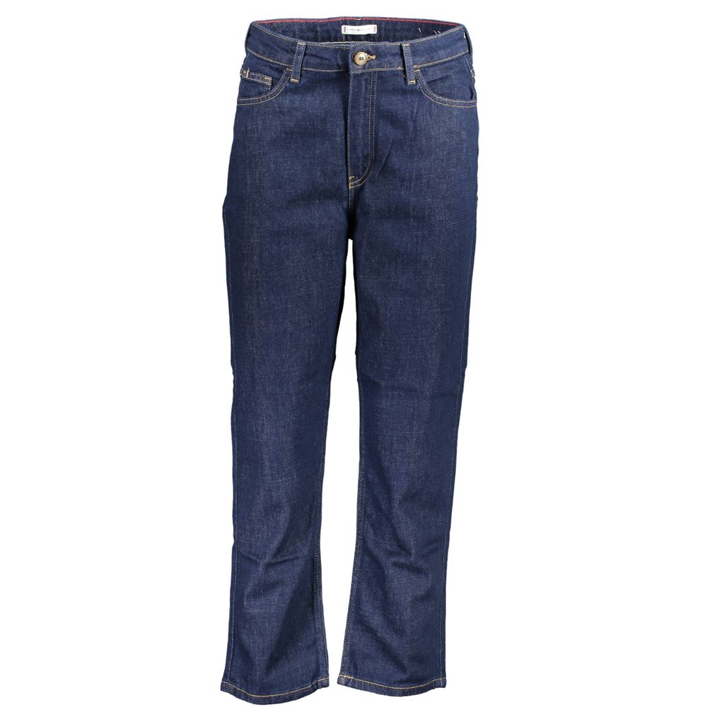 Pantalones y vaqueros de algodón azules