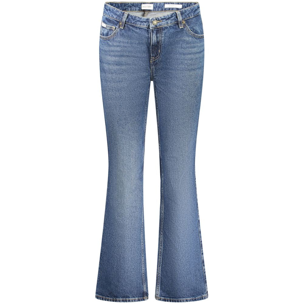 Pantalones y vaqueros de algodón azules