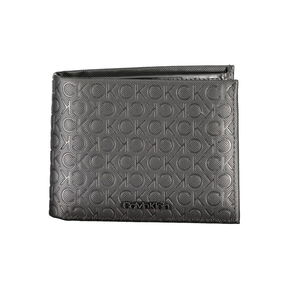 Cartera de piel negra