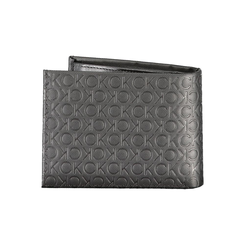Cartera de piel negra