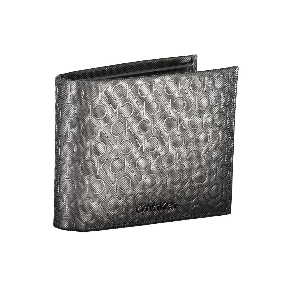 Cartera de piel negra