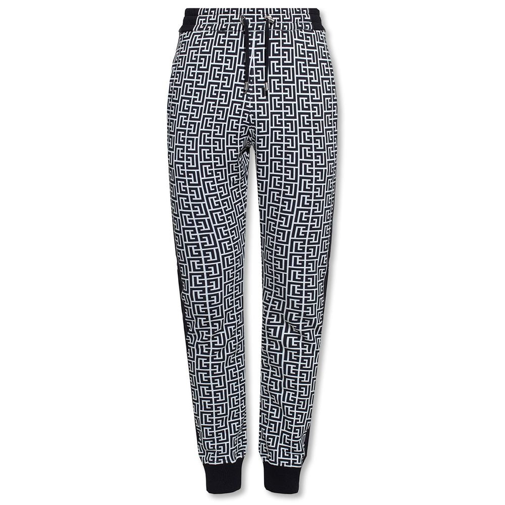 Black Cotton Jeans & Pant