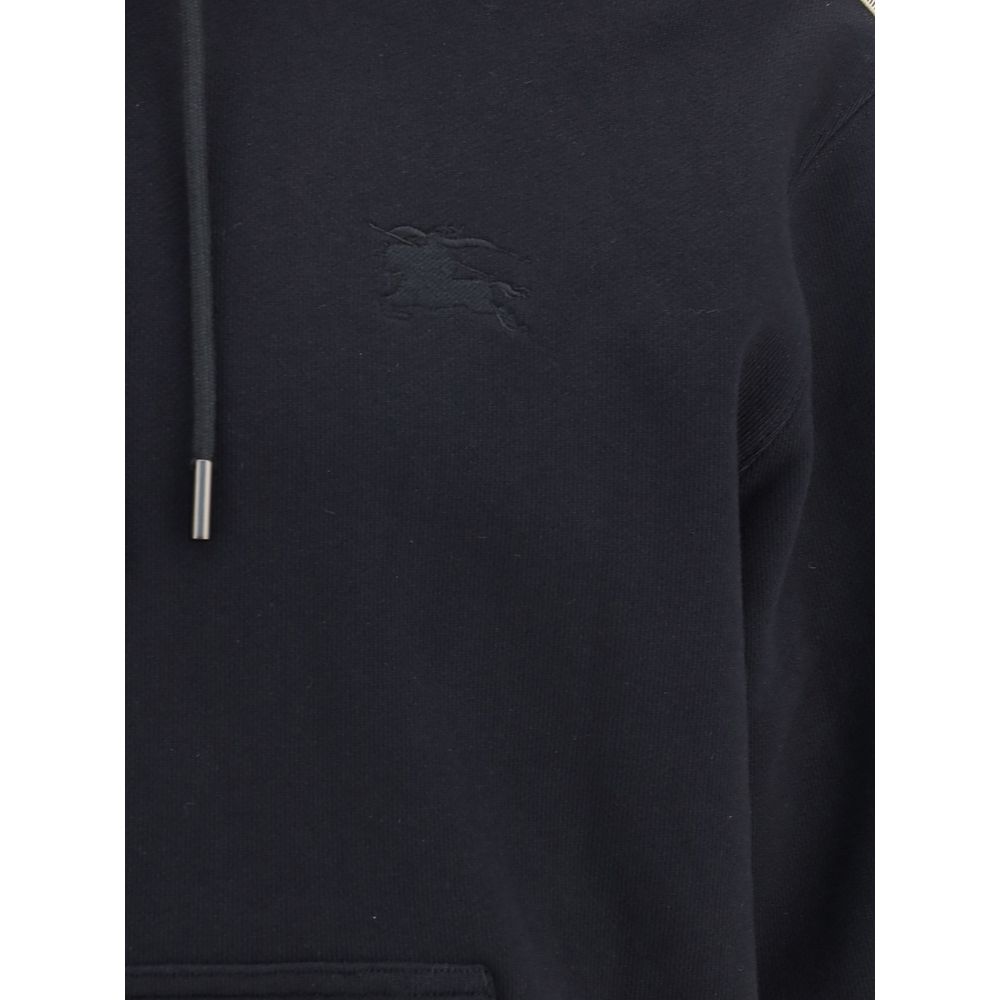 Check trim Hoodie