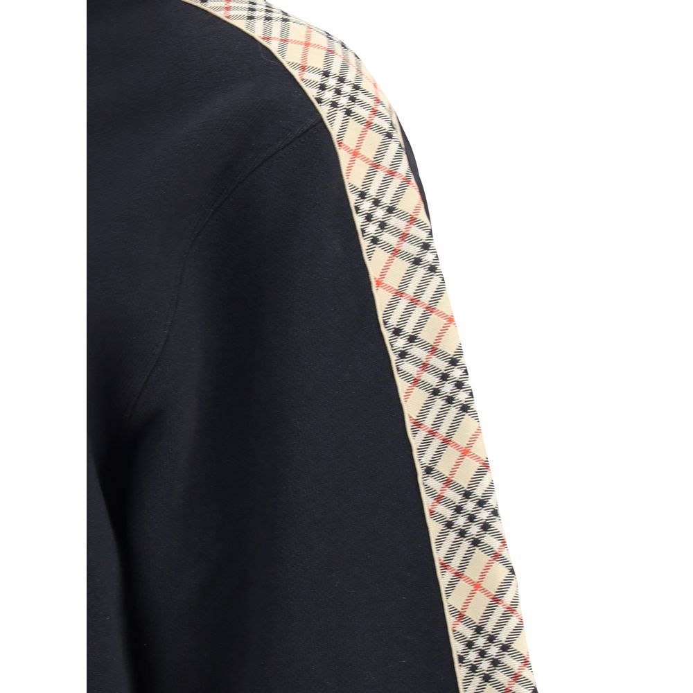 Check trim Hoodie