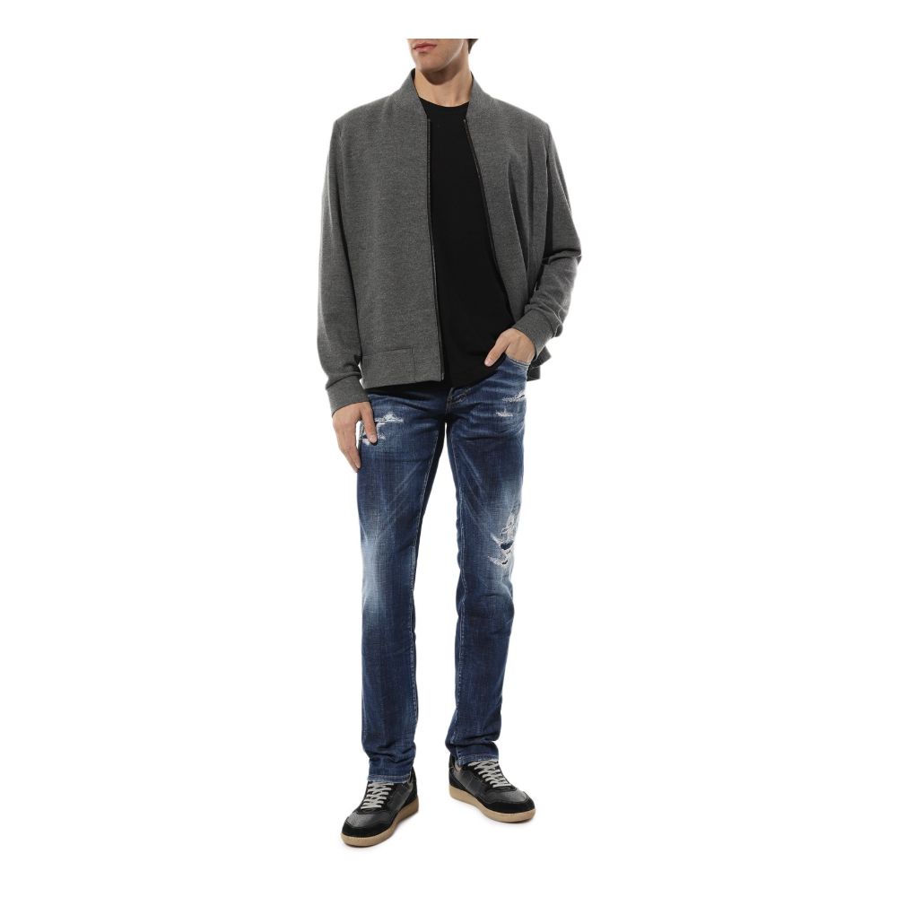 Pantalones y vaqueros de algodón azules