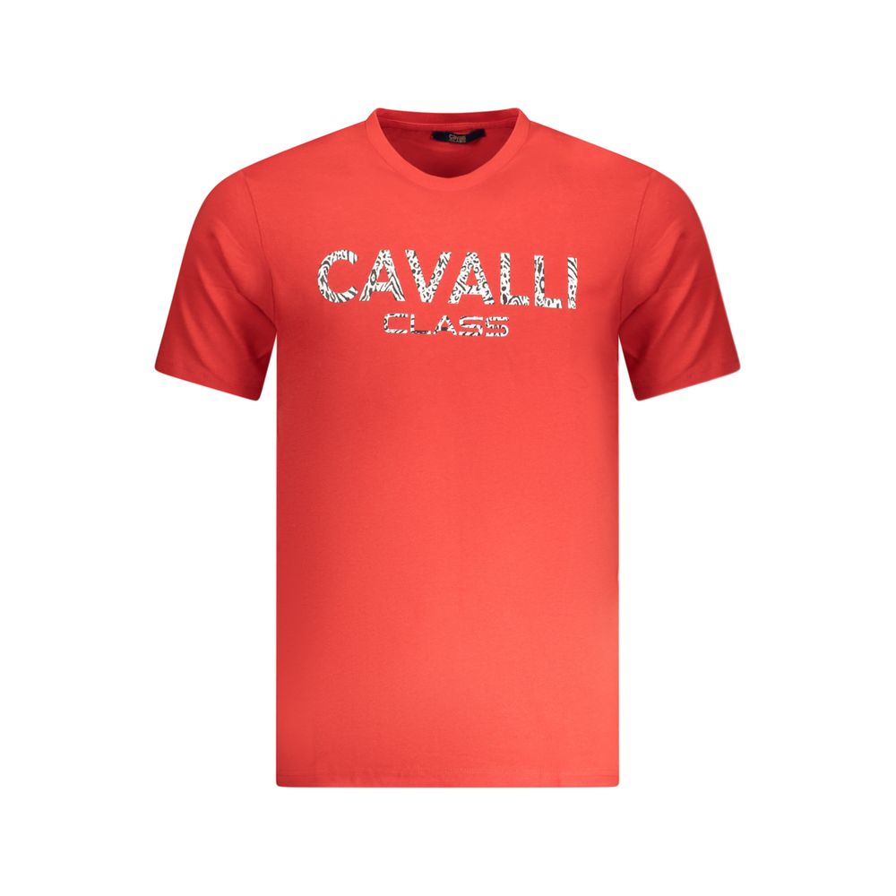 Camiseta roja de algodón